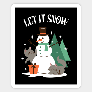 Let It Snow Sticker